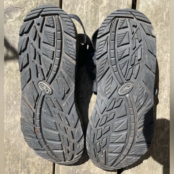 Chaco Mens Size 11 Black Strappy Textile Sport Sandal Flat Comfort
Shoes Hiking - Picture 9 of 16